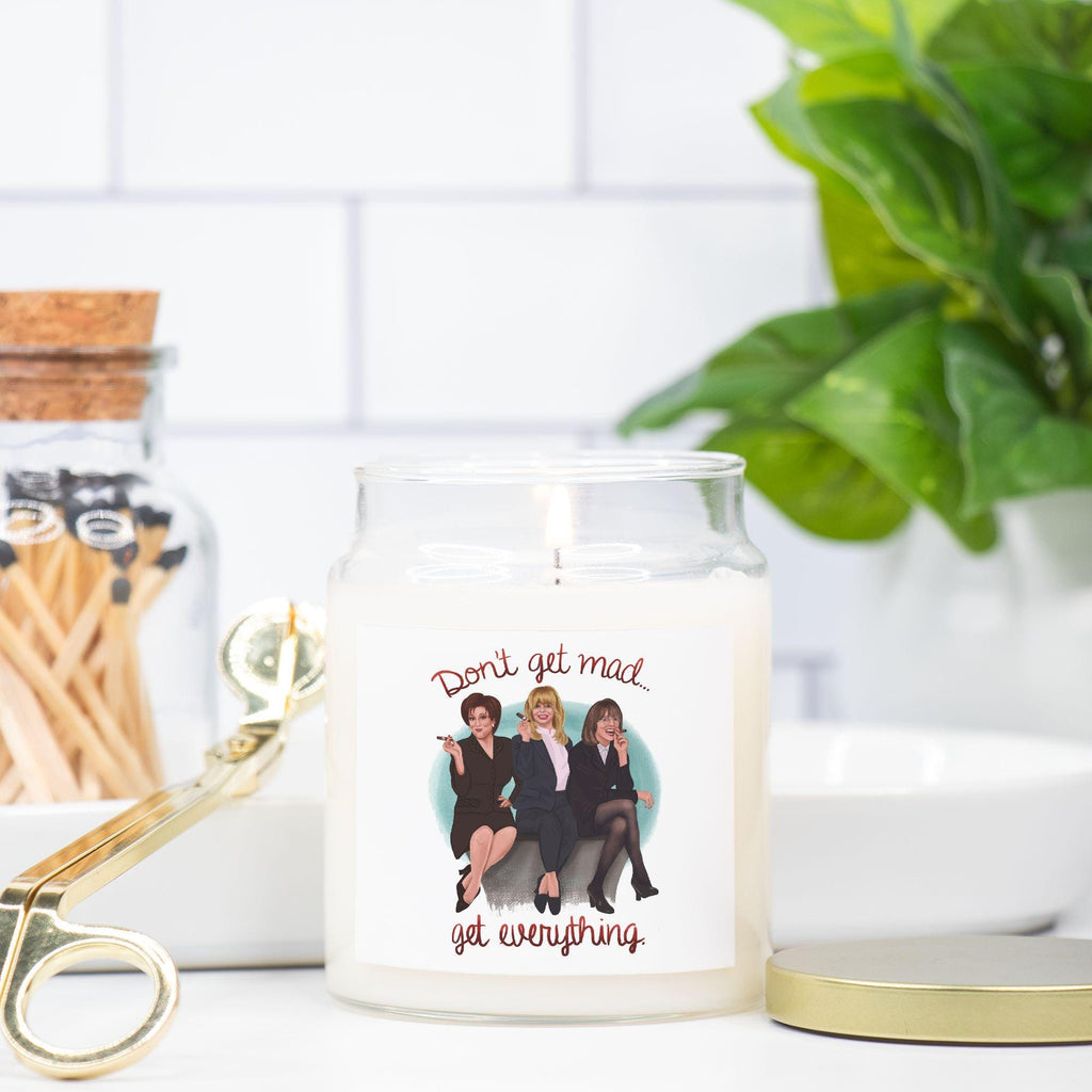 First Wives Club Candle- divorce gift Apothecary Jar 9oz