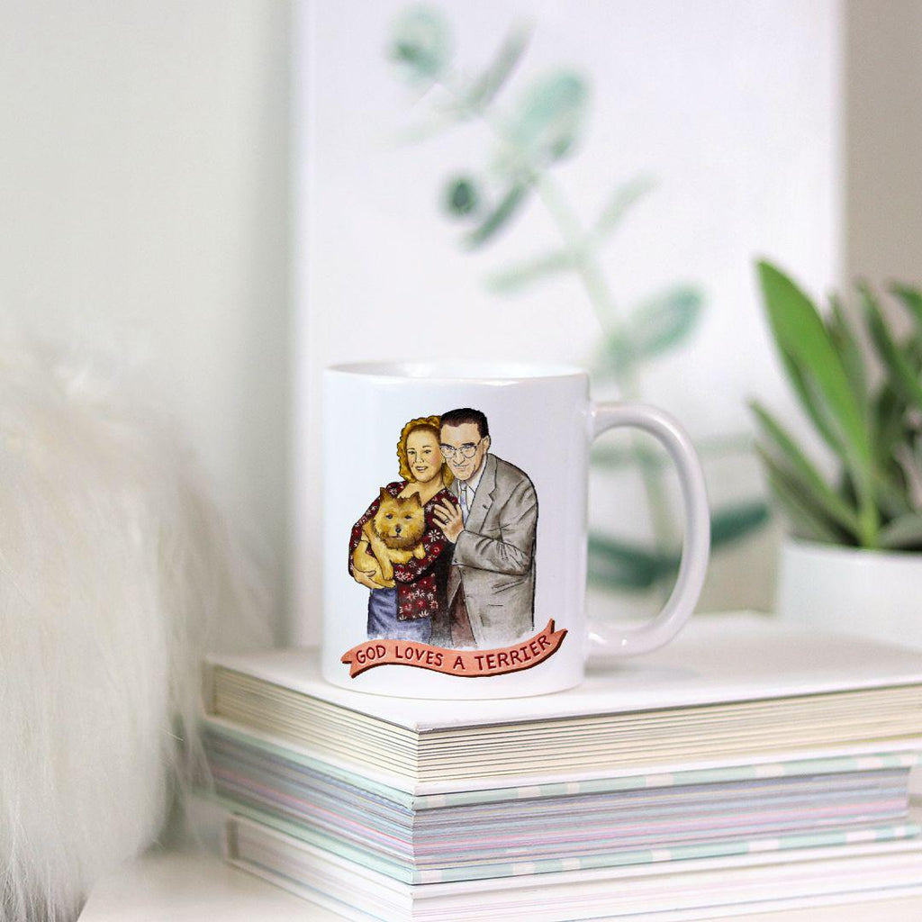 God Loves a Terrier Mug- Best in Show - Catherine O' Hara, Christopher Guest, movie quote, funny gift, humor, 11oz