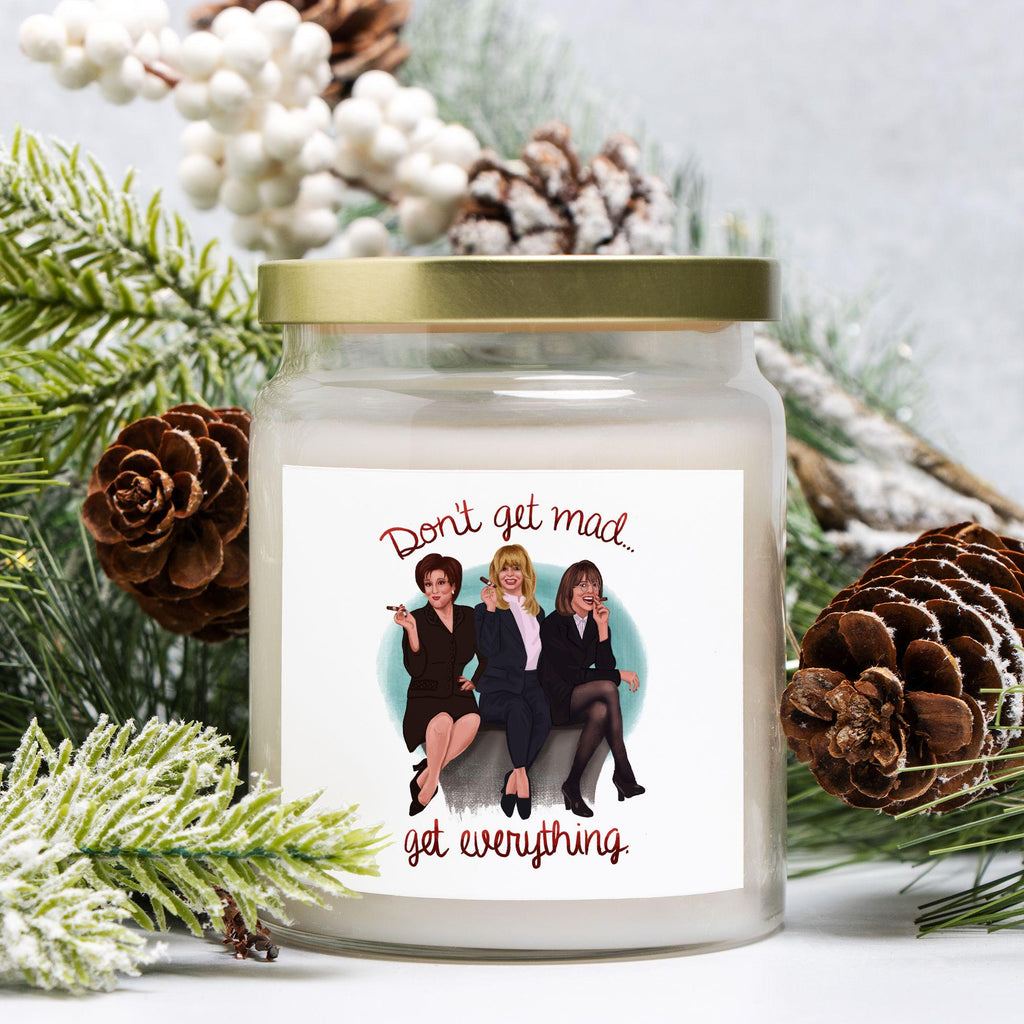 First Wives Club Candle- divorce gift Apothecary Jar 9oz
