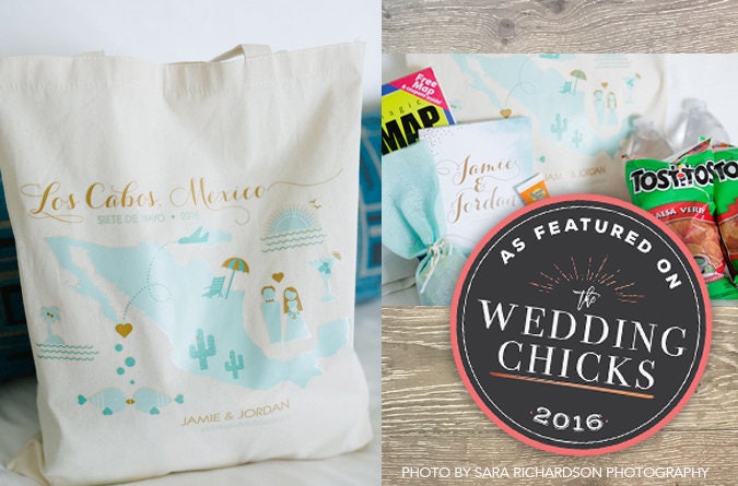 Ocho Rios, Jamaica - Custom Destination Wedding Welcome Tote Bag